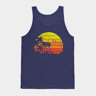 Palm Tree Tropical Beach Tank Top